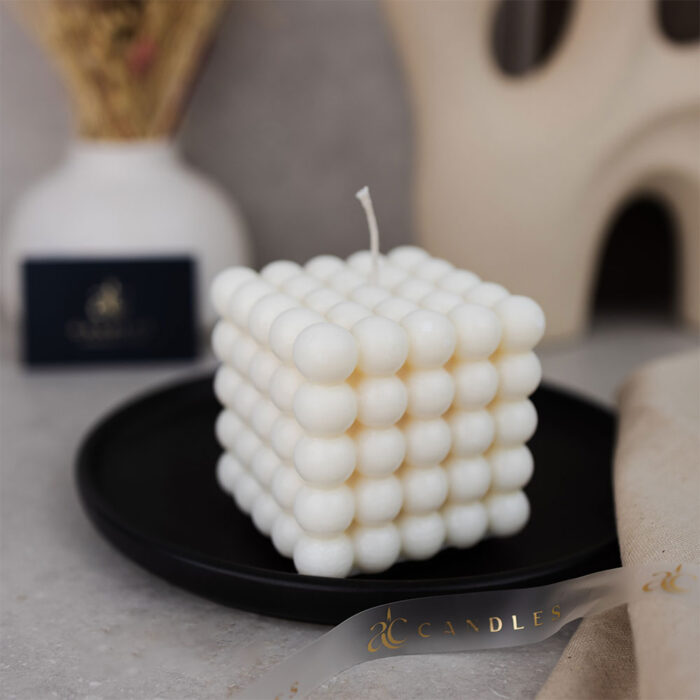 Bubble Square Candle