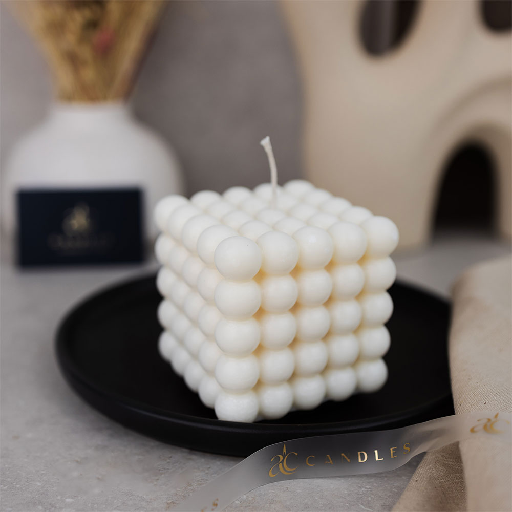 Bubble Square Candle
